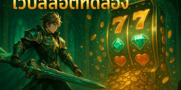 เว็บสล็อตทดลอง เล่นสล็อตฟรีทุกค่าย อัปเดตเกมใหม่ล่าสุด เทคนิคเรียนรู้ระบบเกมก่อนวางเดิมพันจริง